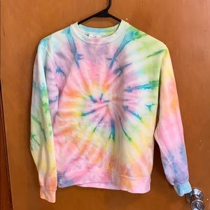 Pastel tie dye crewneck